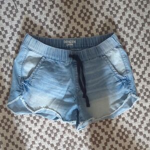 Levi's Light Blue Jean Shorts with Drawstring